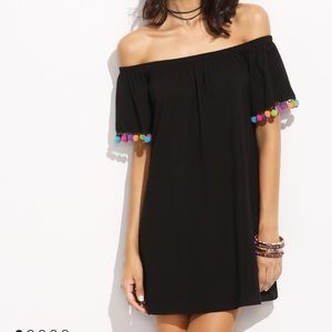 Over the shoulder dress